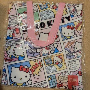 SANRIO Hello Kitty - Comic Book Style Canvas Reusable Tote Bag